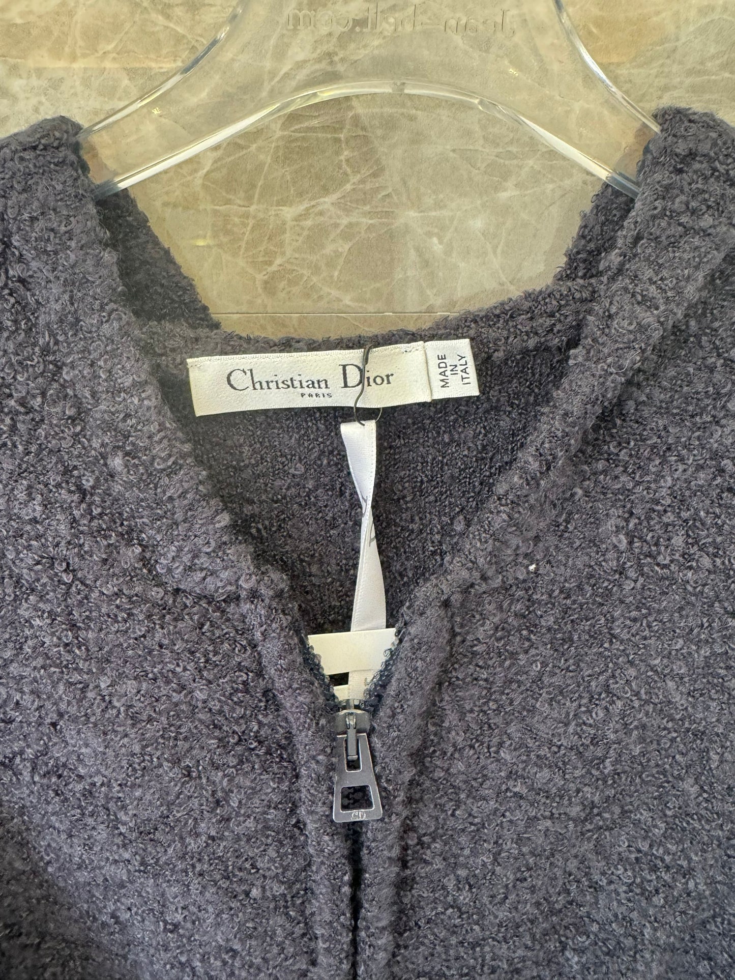 Conjunto de sudadera y pantalón de punto con textura suave de Dior en negro