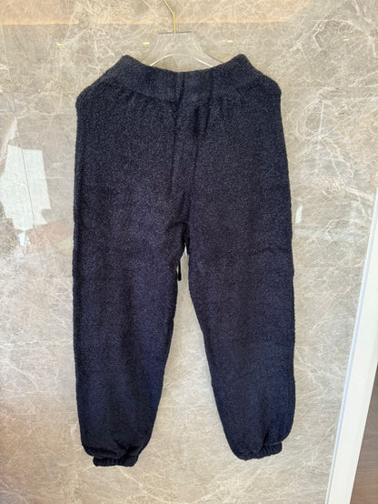 Conjunto de sudadera y pantalón de punto con textura suave de Dior en negro