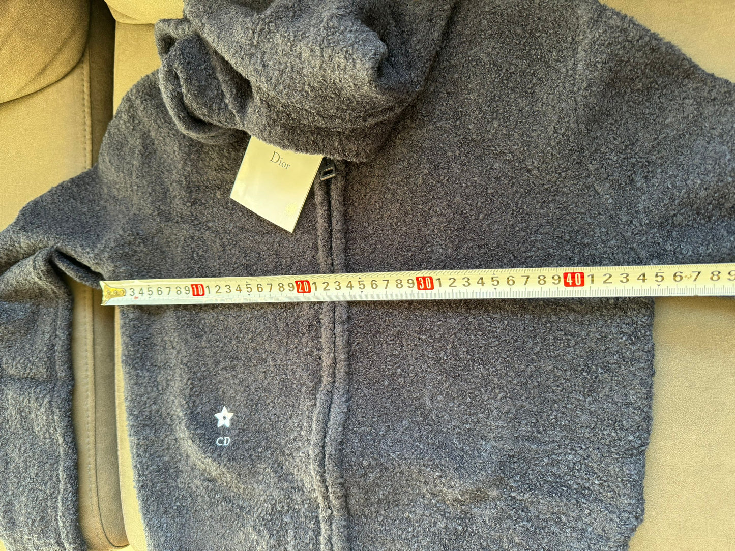 Conjunto de sudadera y pantalón de punto con textura suave de Dior en negro
