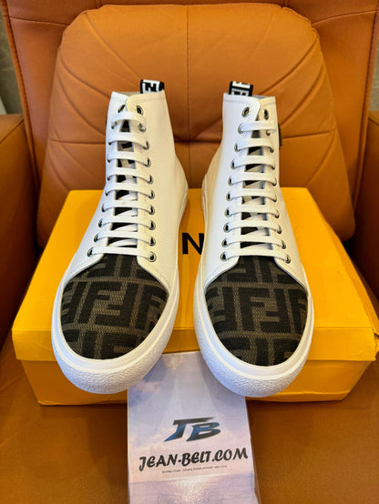 Zapatillas altas colaborativas de Karl Lagerfeld y Fendi