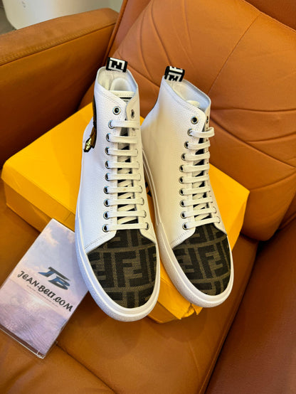 Zapatillas altas colaborativas de Karl Lagerfeld y Fendi