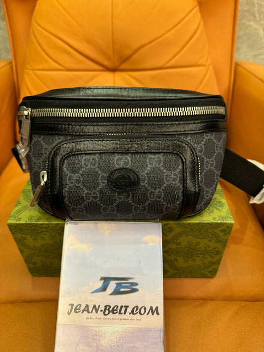 Gucci Interlocking G Belt Bag Black