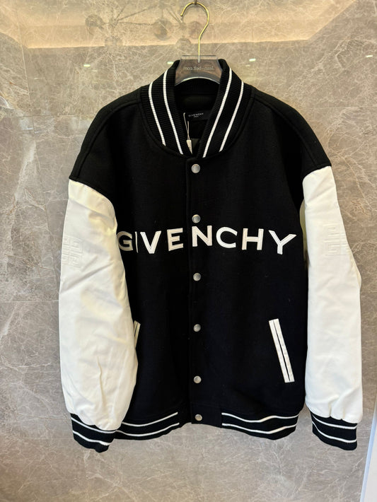 Jaqueta universitária Givenchy - preta e branca