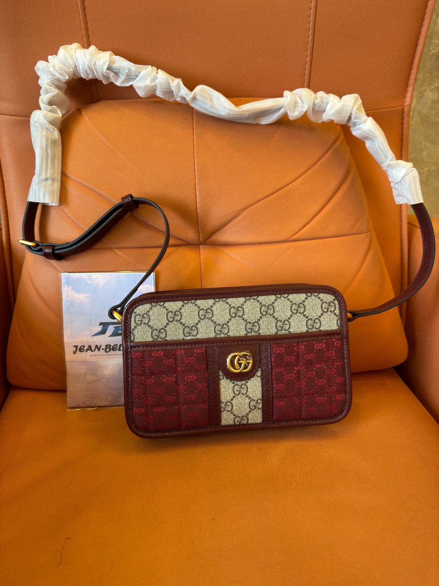 Sac bandoulière mini Gucci ophidia en toile supreme