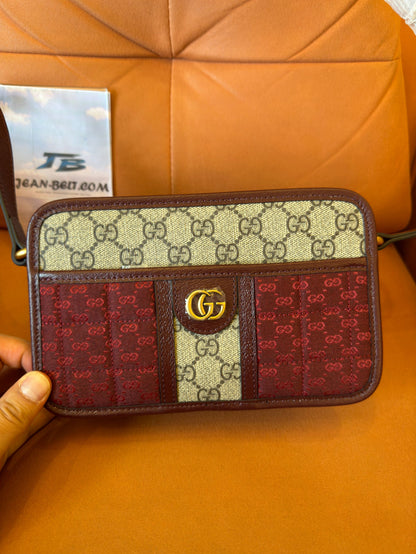 Sac bandoulière mini Gucci ophidia en toile supreme