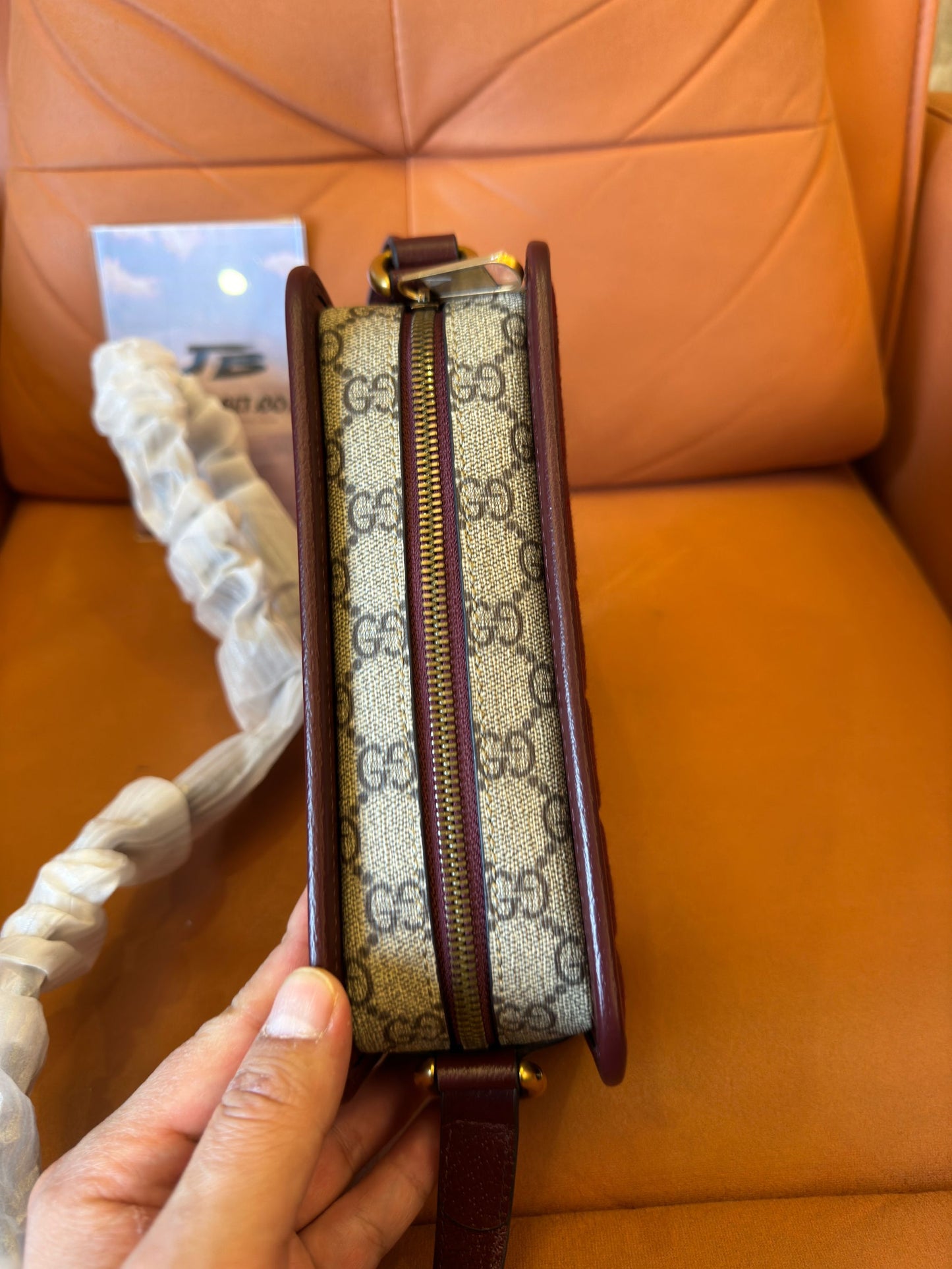 Sac bandoulière mini Gucci ophidia en toile supreme