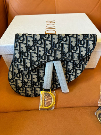 Christian Dior Saddle Belt Bag Oblique Canvas
