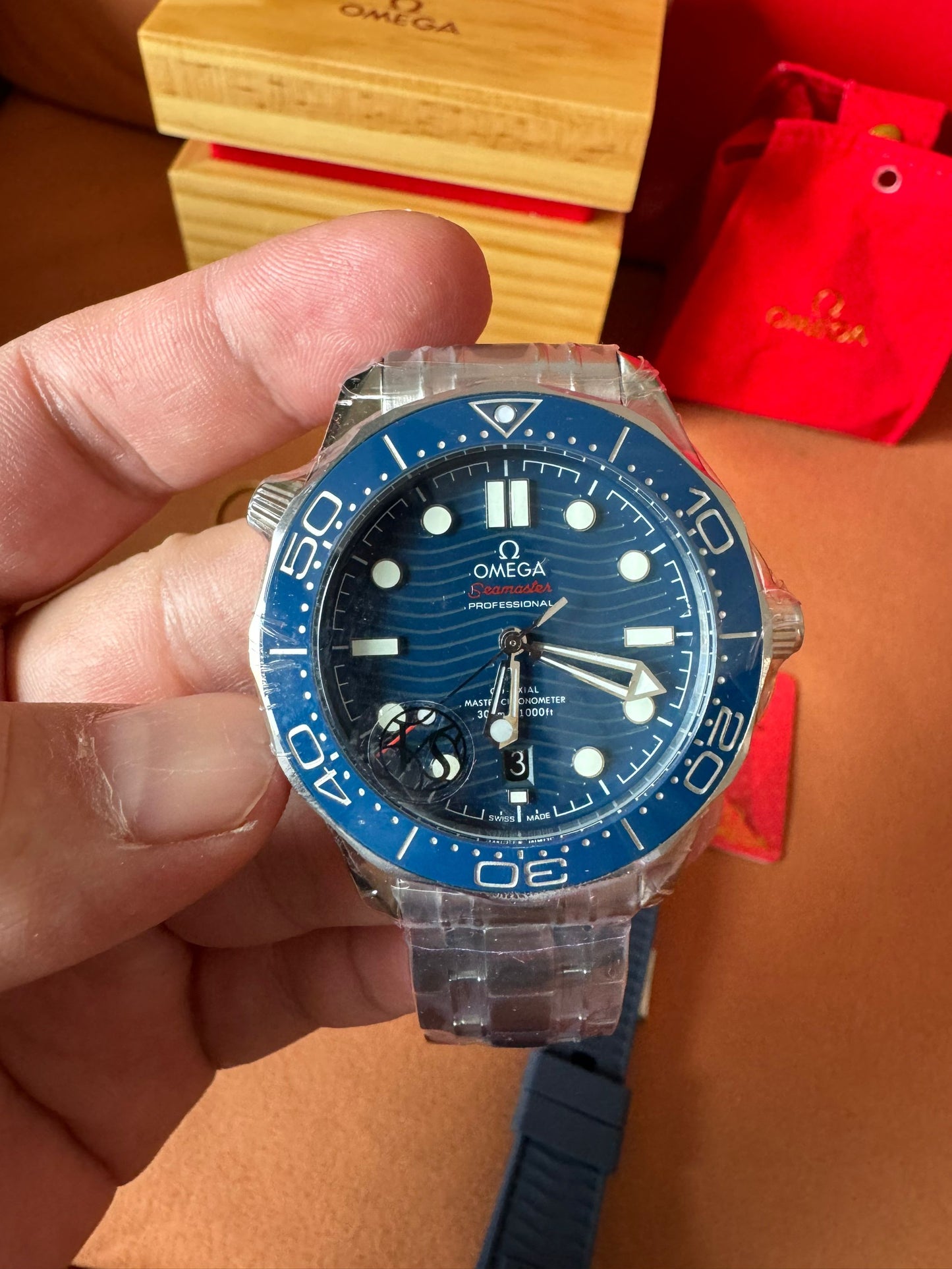 Cronómetro maestro coaxial Omega Seamaster Diver 300M