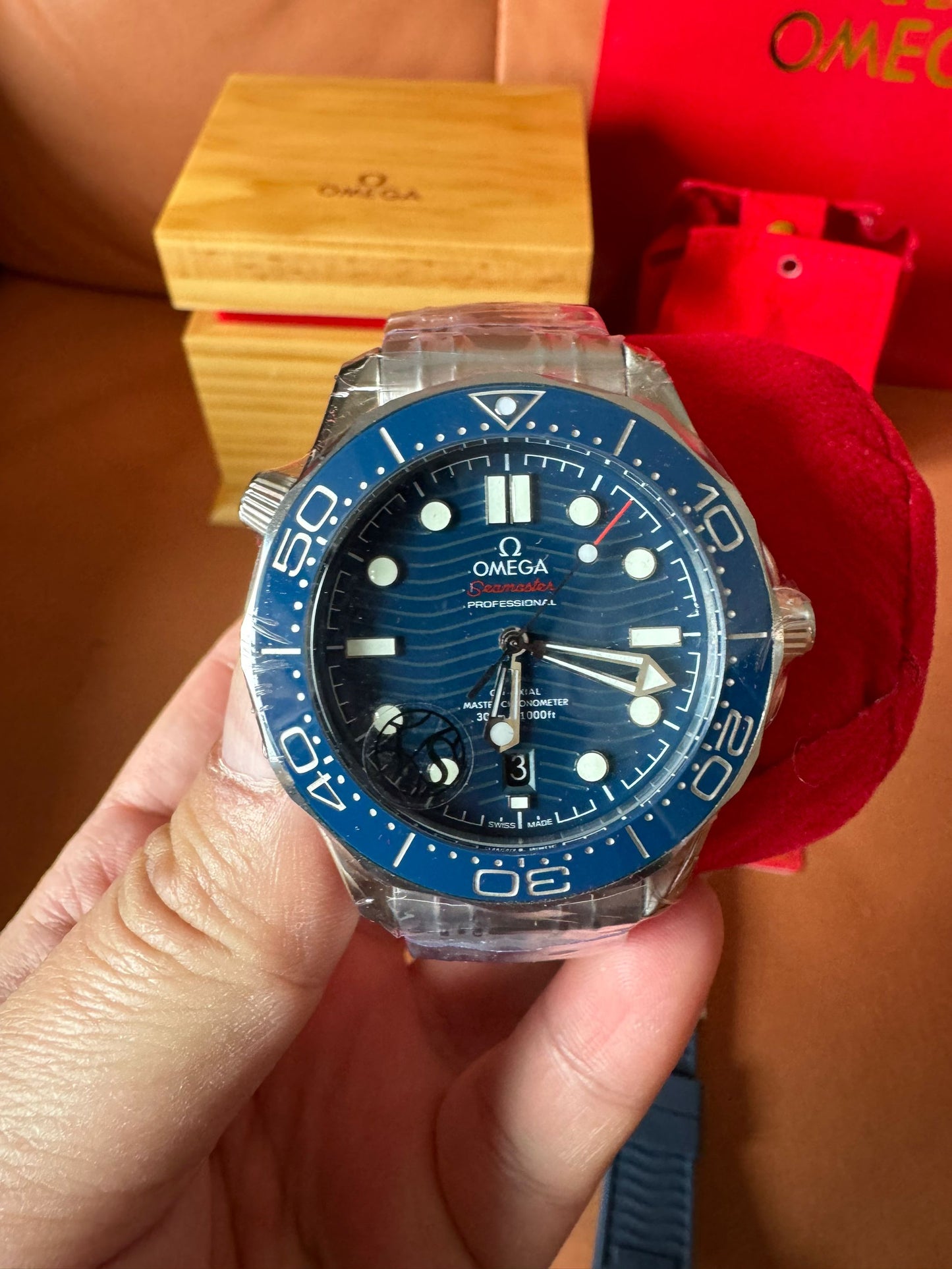 Cronómetro maestro coaxial Omega Seamaster Diver 300M