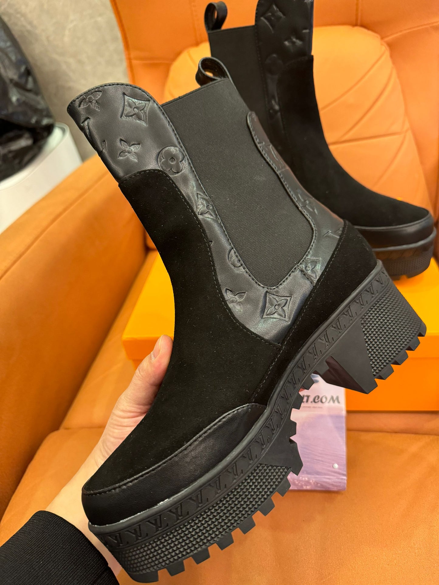 Botín Chelsea con plataforma Laureate de Louis Vuitton