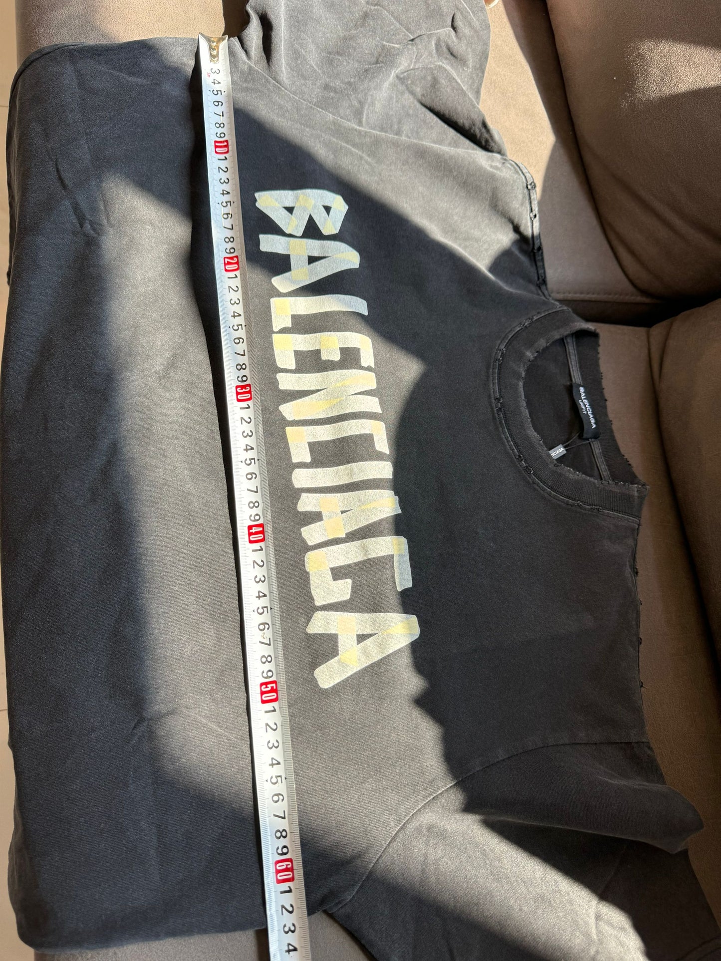 Balenciaga Oversized T-shirts in Vintage Washed Effect