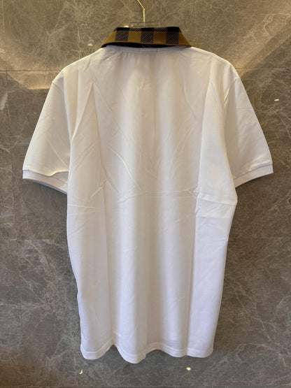 Burberry Polo Shirt with Iconic Check Collar