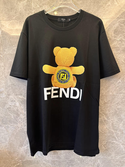 Fendi teddy bear logo t-shirt