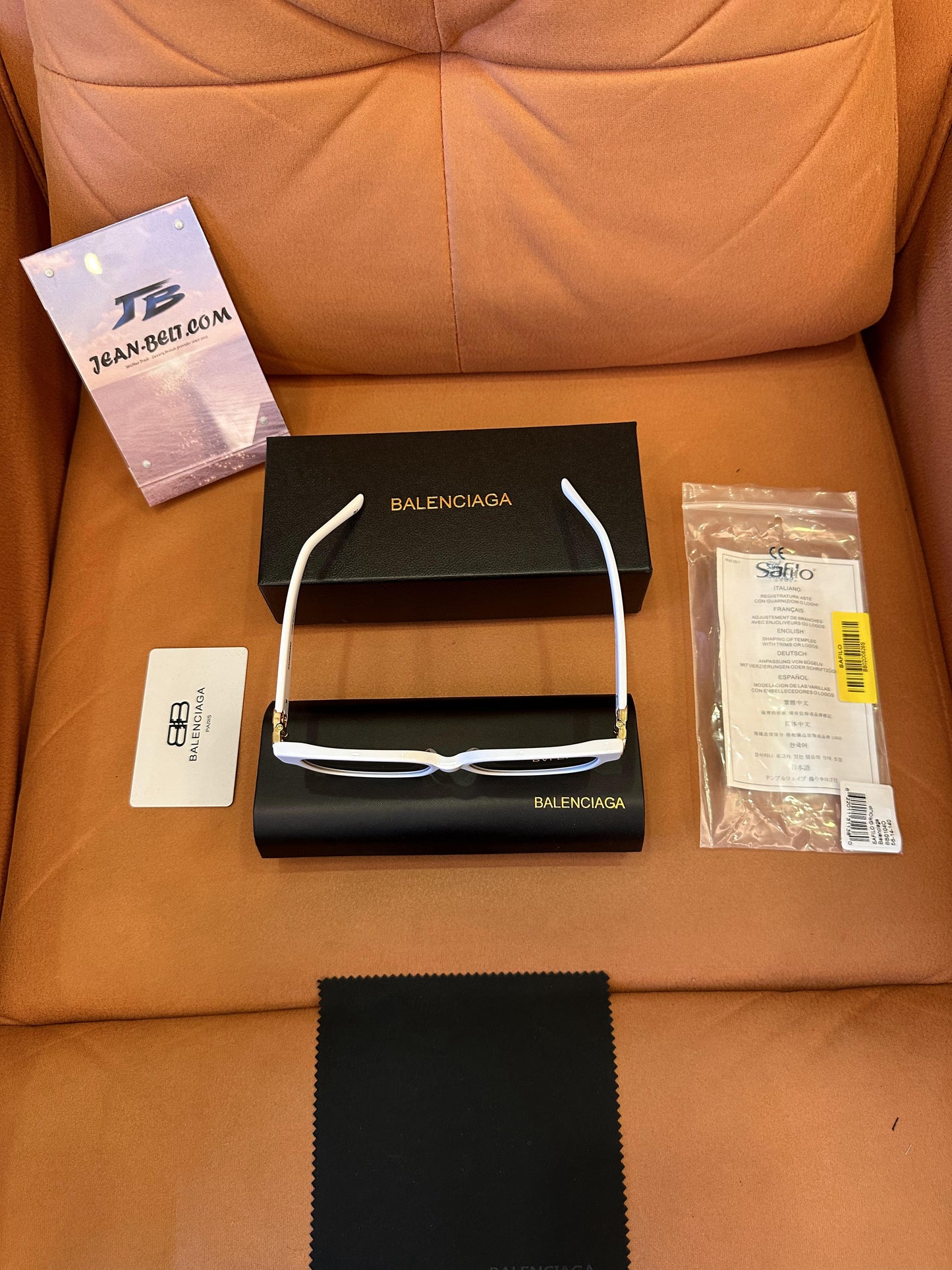 Balenciaga BB0027S Sunglasses - White Frame