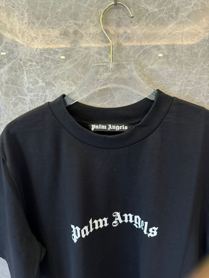 Palm Angels black logo t-shirt