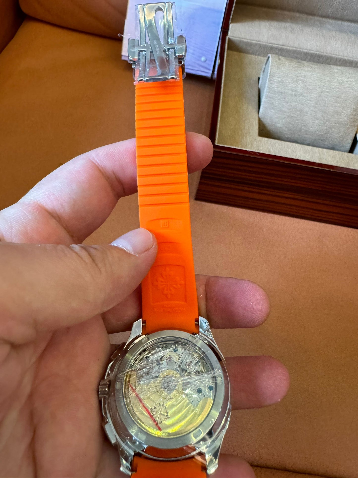 Patek Philippe Aquanaut Chronograph 5968A-001 – Orange Rubber Strap