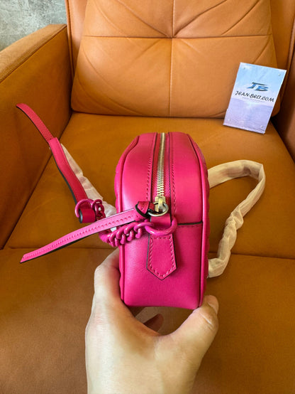 Sac à main Gucci gg marmont matelassé petit pour femme rose