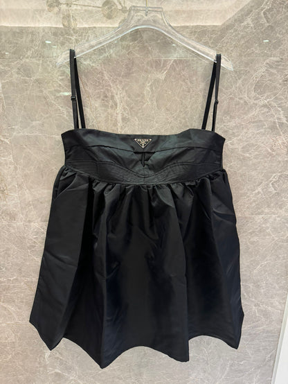 Prada satin logo top
