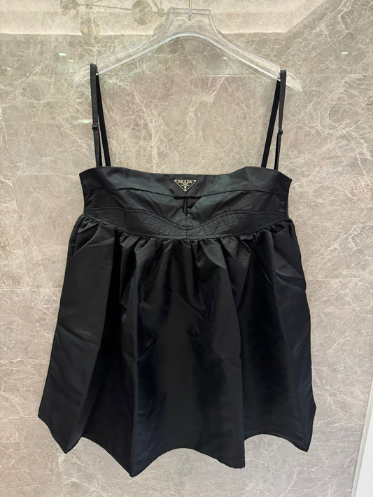 Prada satin logo top