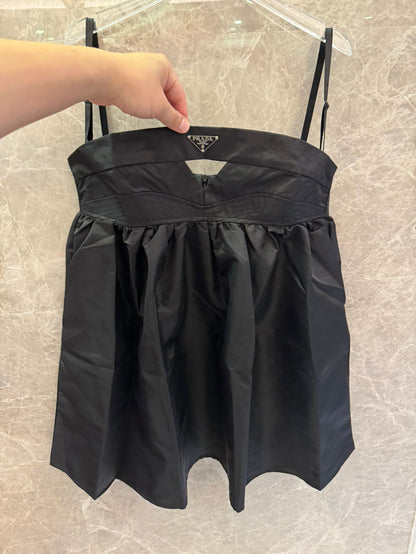 Prada satin logo top