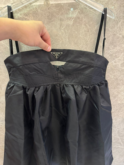 Prada satin logo top