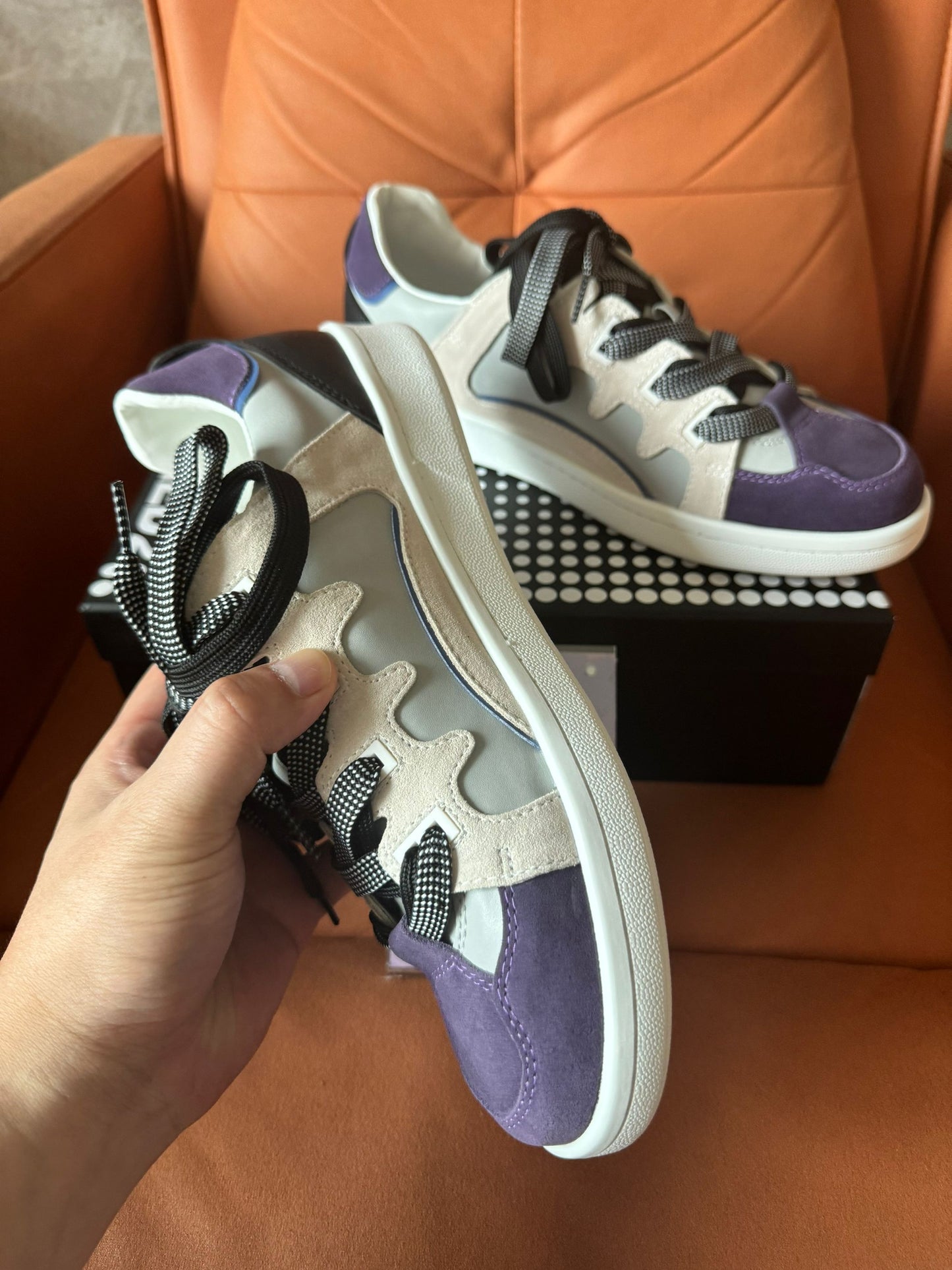 Zapatillas bajas con cordones para hombre DSQUARED2 en ante y malla