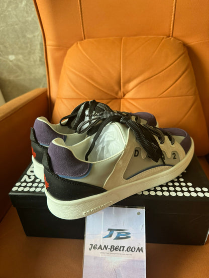 Zapatillas bajas con cordones para hombre DSQUARED2 en ante y malla
