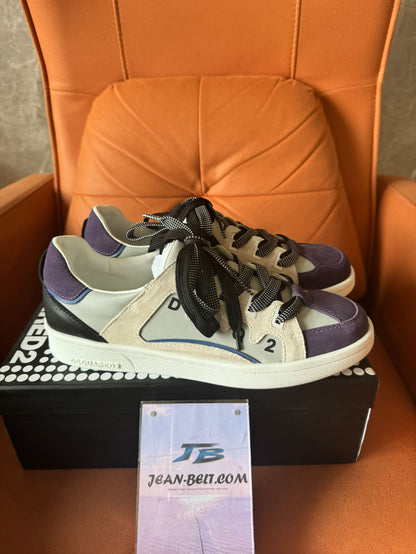 Zapatillas bajas con cordones para hombre DSQUARED2 en ante y malla
