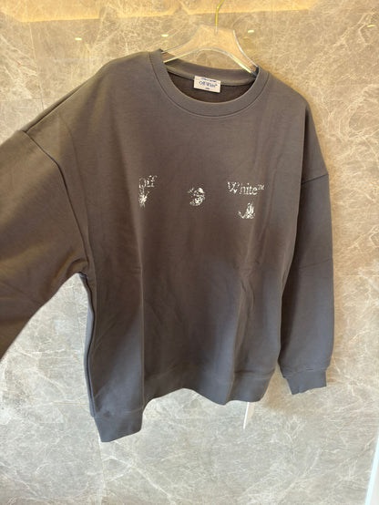 Off-White grey sweatshirt