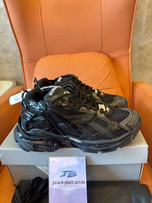 Balenciaga Men's Track Hike Sneakers in Black