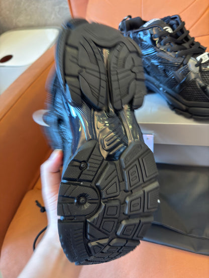 Balenciaga Men's Track Hike Sneakers in Black