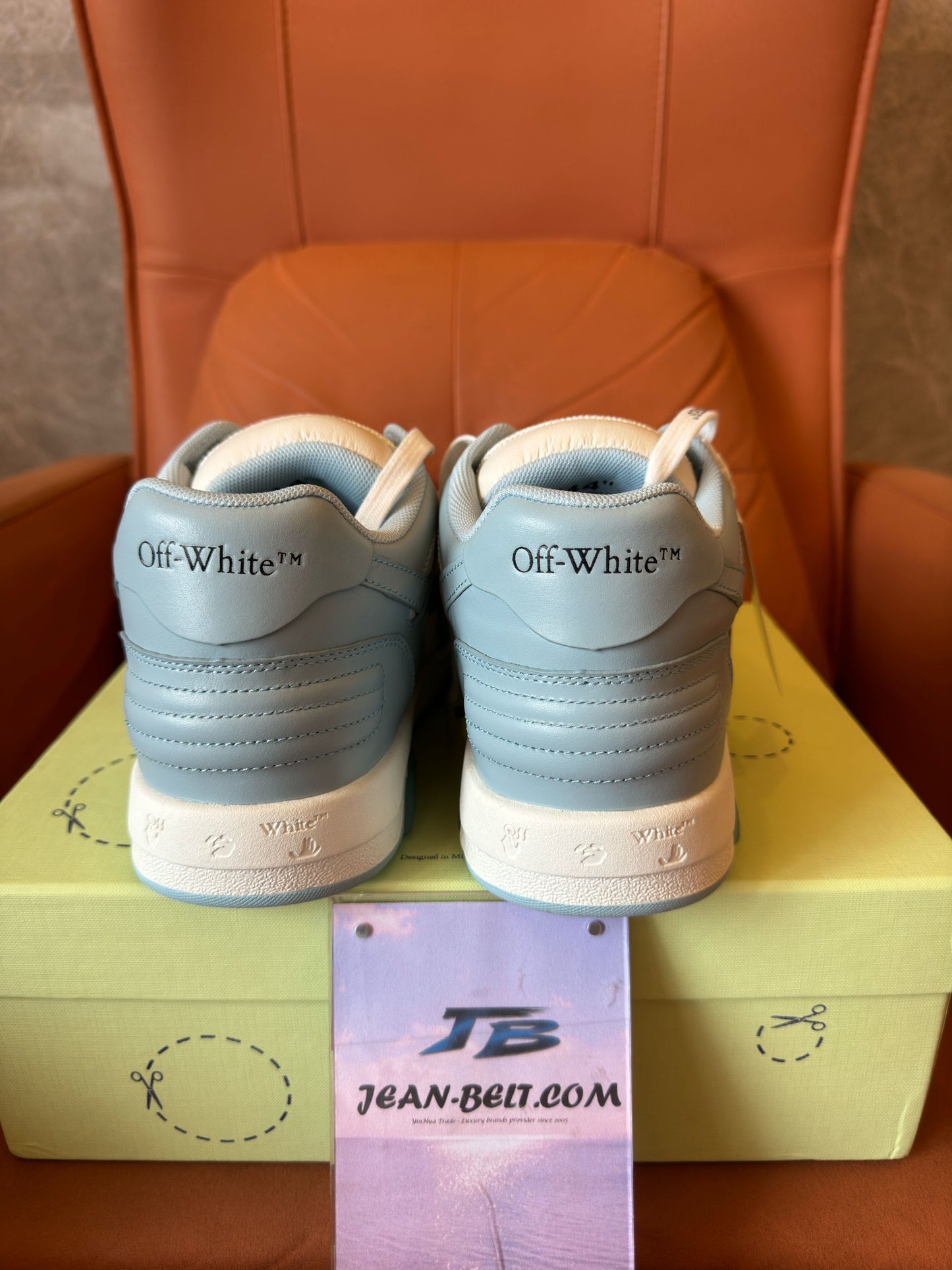 Zapatillas Off-White™ Out of Office en azul claro/blanco