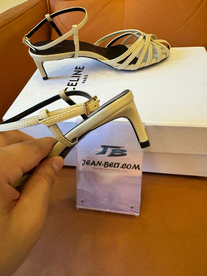 Celine Lambskin Triomphe Sandals