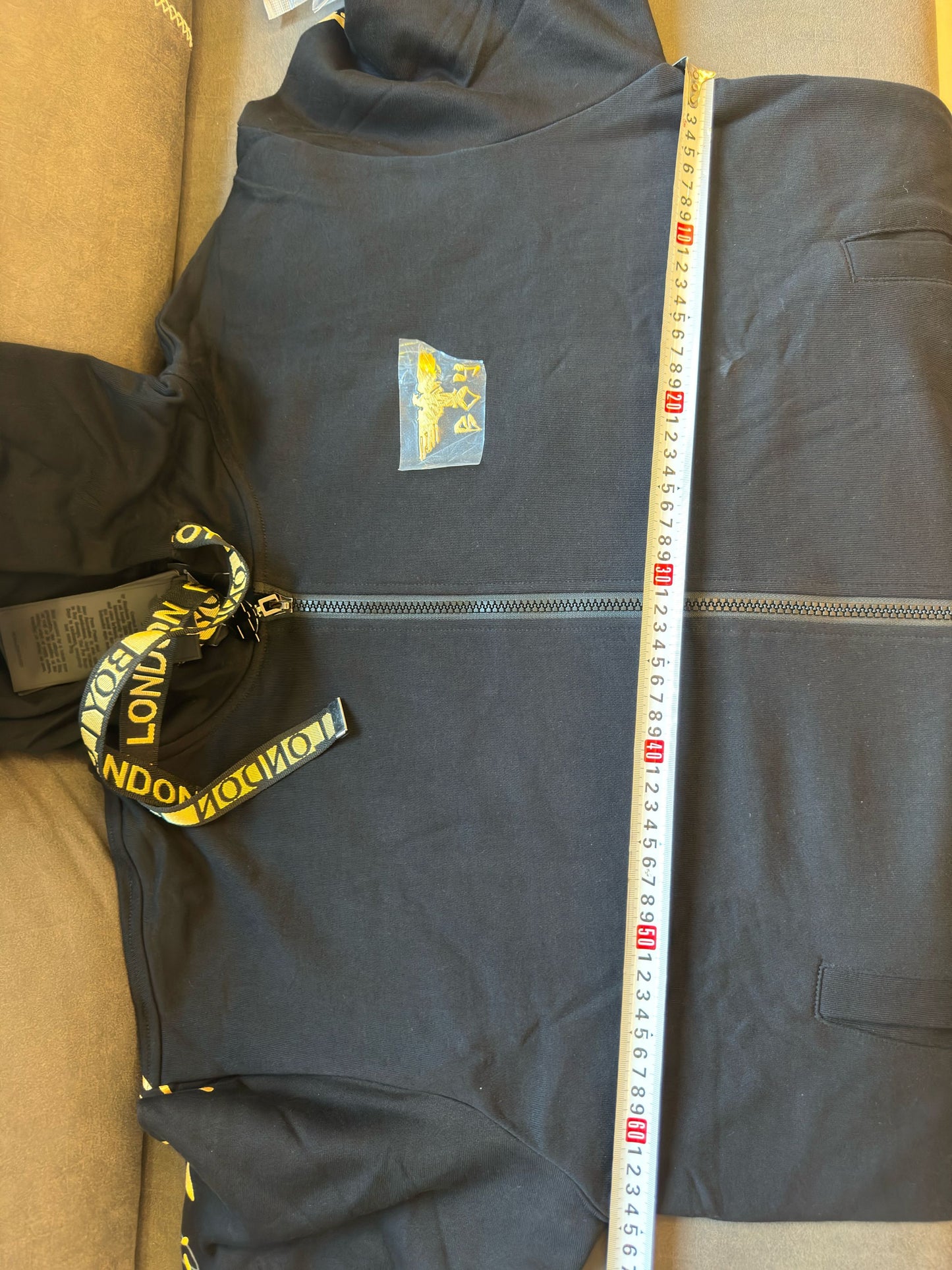 Boy London Black Hoodie with Golden Graphic Design