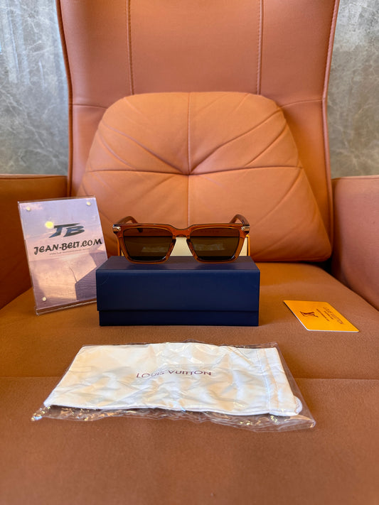 Óculos de sol quadrados Louis Vuitton Z1123W - âmbar
