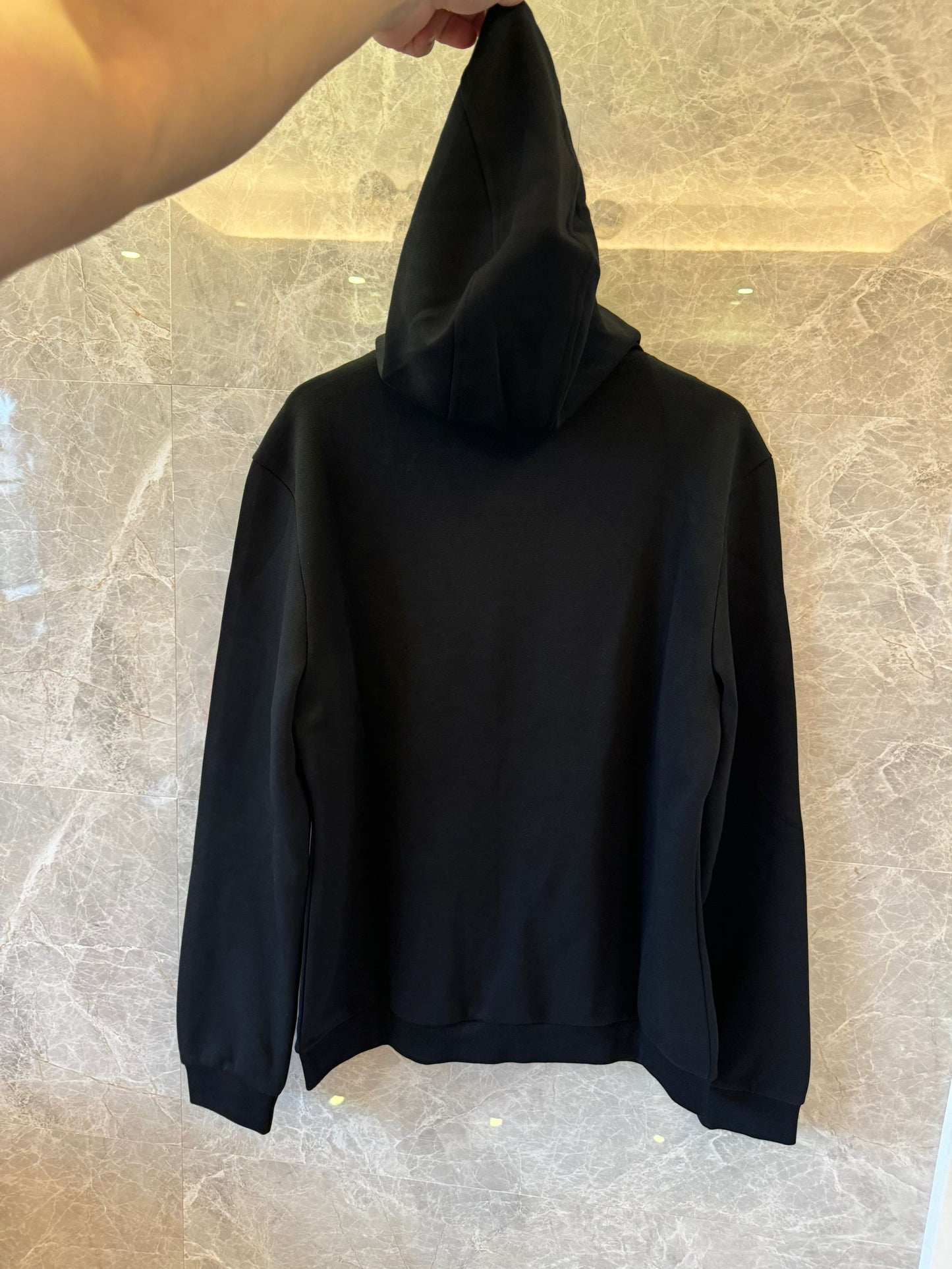 Burberry Classic Hoodie with Plaid Trim