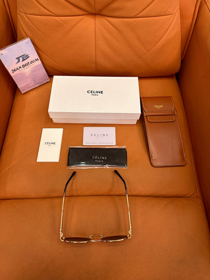 Celine Triomphe Oval Sunglasses