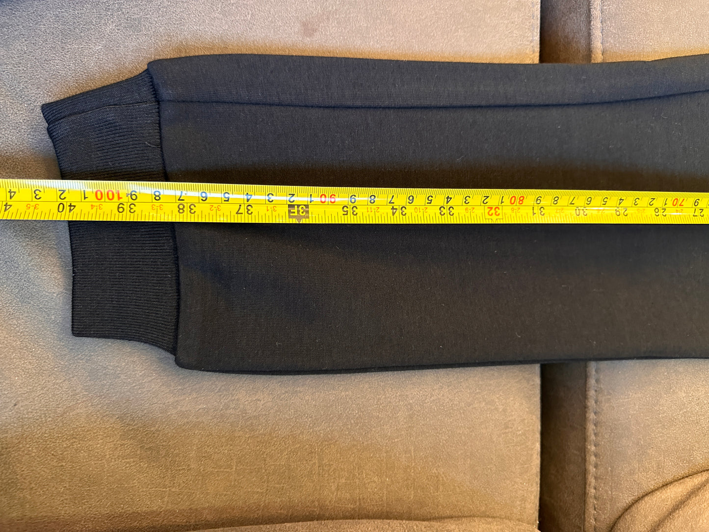 Burberry Men's Black Sweatpants with Logo Embroidery