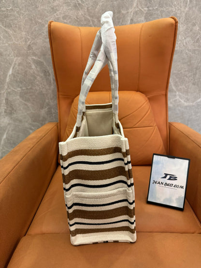 Mala Tote Celine em Lona Listrada