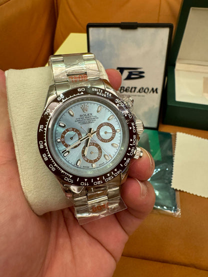 Rolex Cosmograph Daytona esfera azul hielo Platino 116506