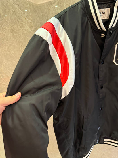 Celine Varsity Jacket with Signature Embroidery