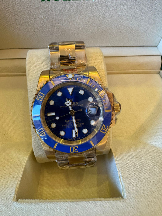Rolex Submariner 116613LB two-tone blue dial automatic watch