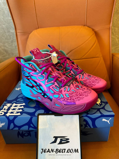Zapatillas de baloncesto Puma x LaMelo Ball MB.02 Galaxy en rosa y azul