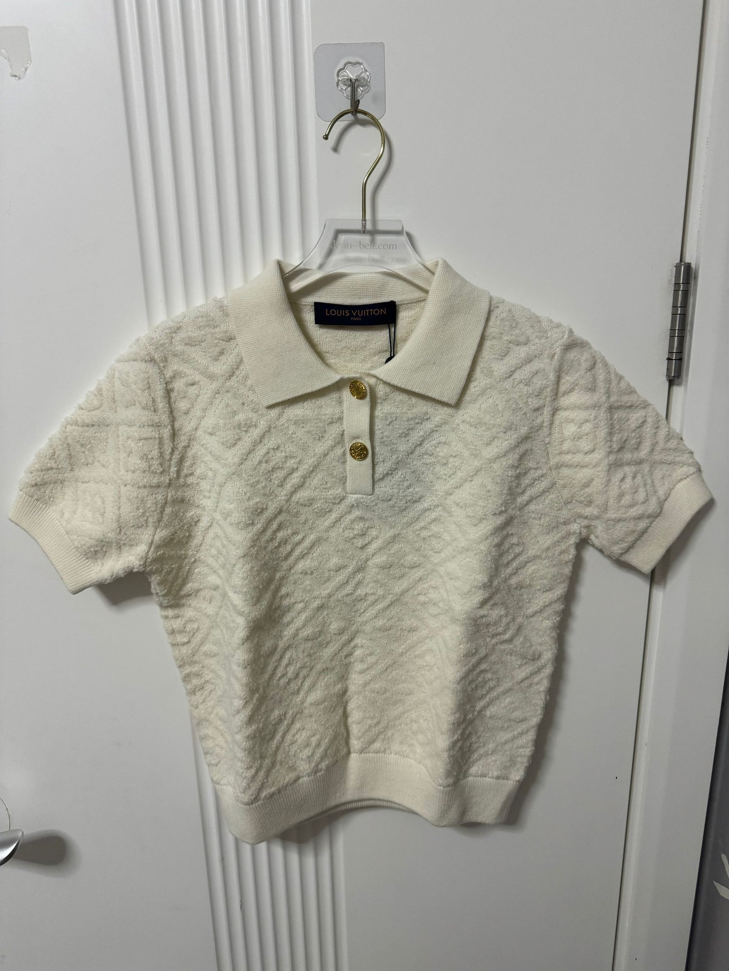 Ensemble polo et shorts en éponge monogramme Louis Vuitton pour femmes