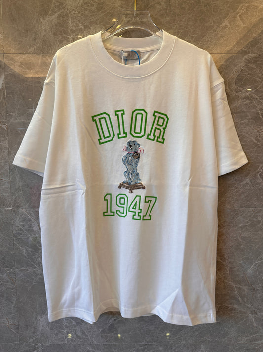 T-shirt Christian Dior Homme avec logo imprimé col rond