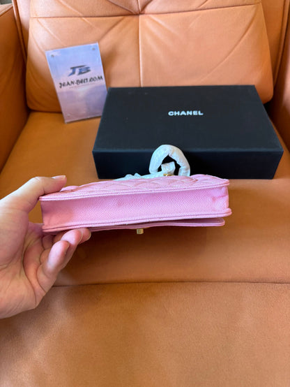 Chanel 24s Wallet on Chain w/ Adjustable Heart Buckle Handbag