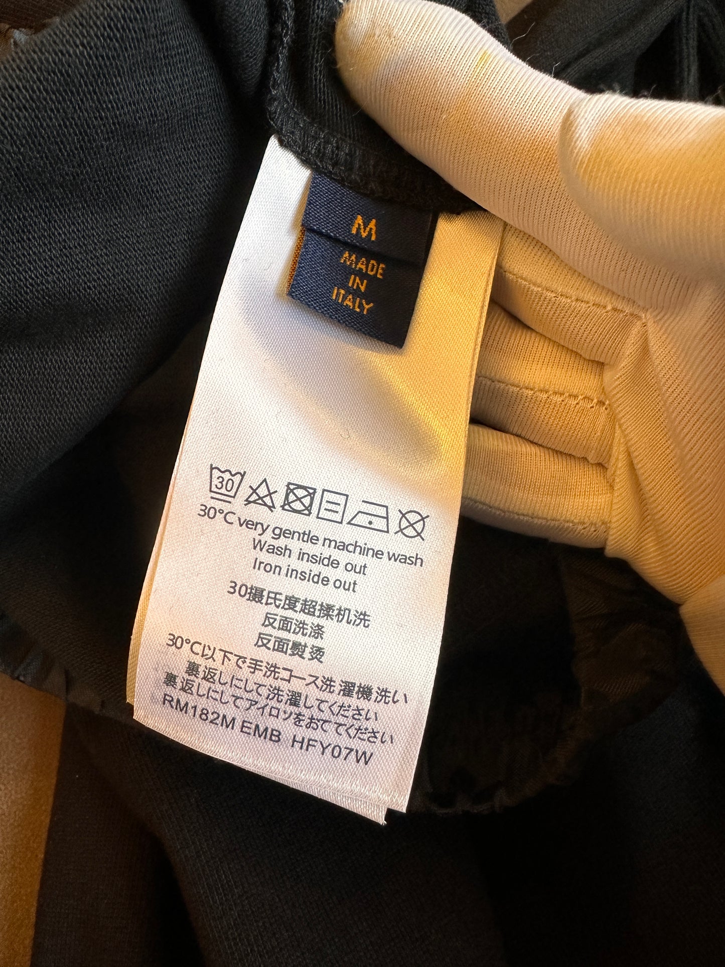 Calça de moletom Louis Vuitton preta