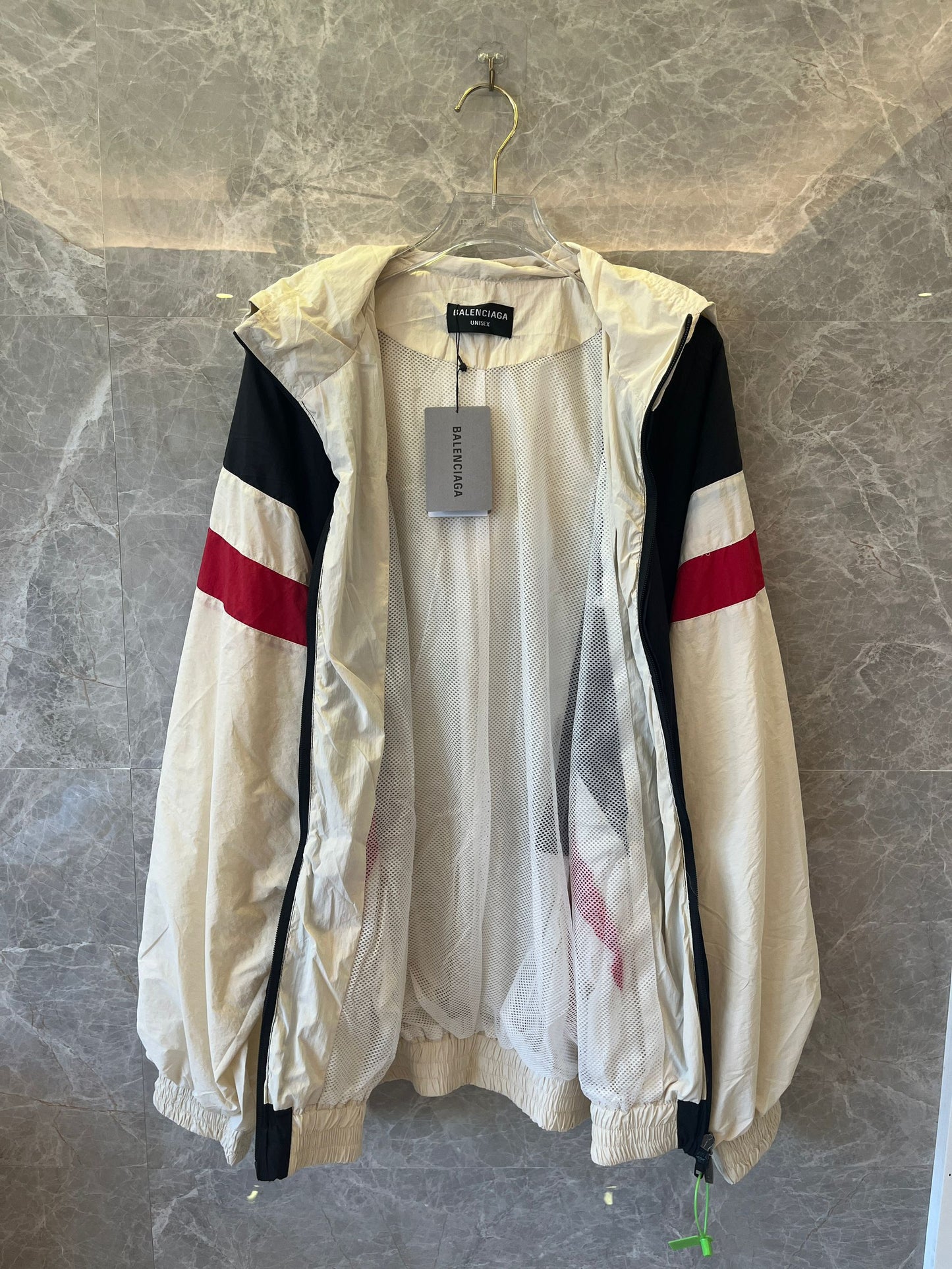 Balenciaga Unisex Hooded Tracksuit Jacket