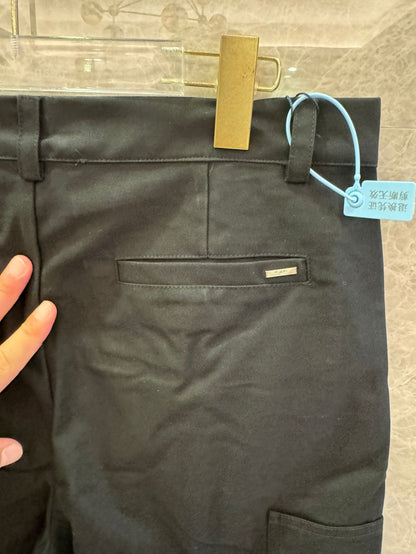 Pantalones de algodón Louis Vuitton para hombre negros