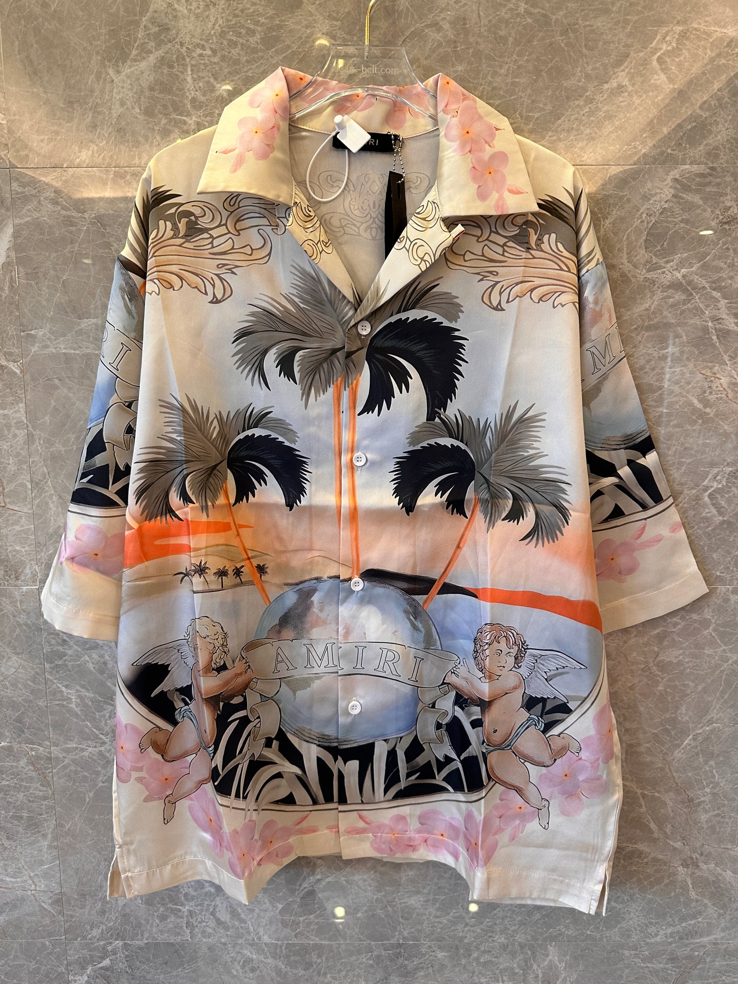 Camisa Amiri para hombre 100% seda